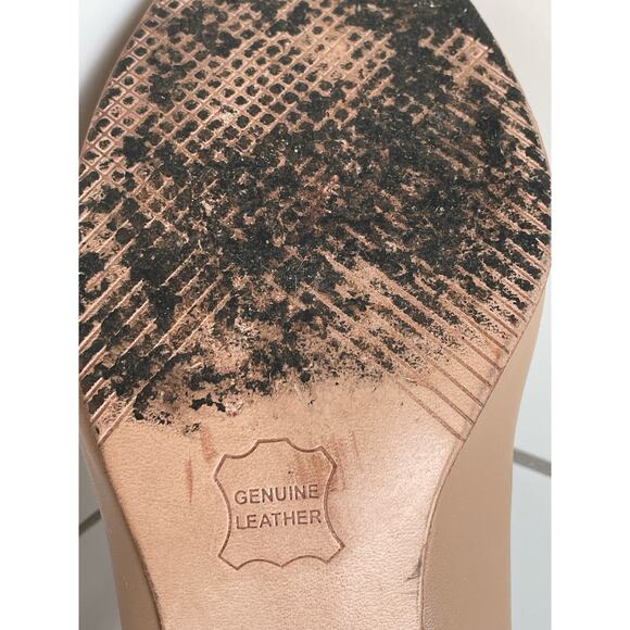 Capezio T-Strap Character Shoe Tan leather 11.5 Dance ballet - Picture 5 of 12